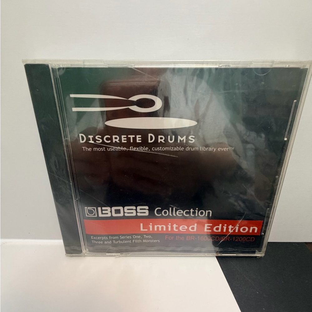 Boss Limited Edition Drum Library CD Sealed